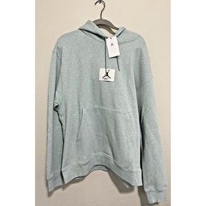 Nike Air Jordan Statement Fleece Essential Hoodie Ocean Blue DA9816 Mens Large
